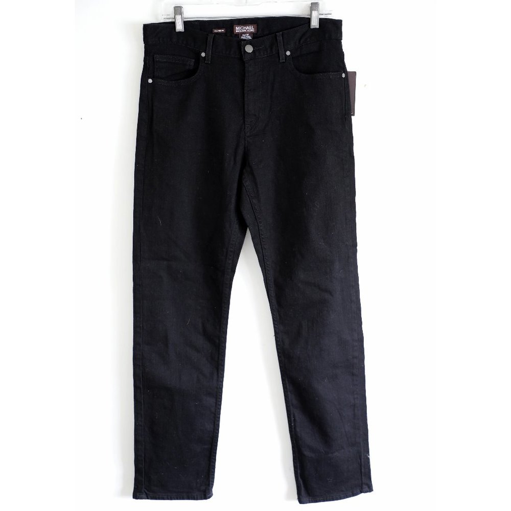 Michael Kors Tailored Fit Black Jeans NWT